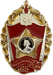 Значок Юбилей 65 лет Казанское СВУ