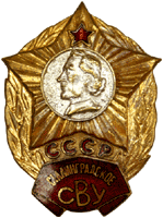 Нагрудный знак Сталинградское училище