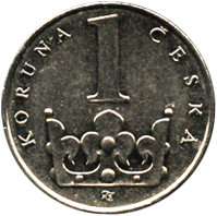 аверс 1 крона Чехия 1993