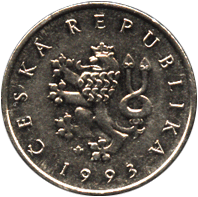 реверс 1 крона Чехия 1993