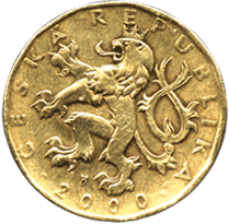 реверс 20 крон 2000 Чехия