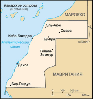 Кабо Дахла на карте