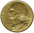 20 сантимов 1992 год Франция