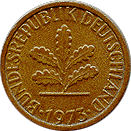 1 пфенниг 1970 ФРГ