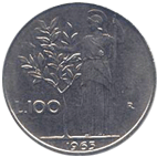 100 лир 1978 Италия