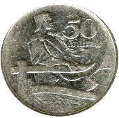 50 сантимов 1922 год Латвия