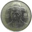 100 вон 1986 Южная Корея 