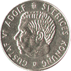 2 кроны 1973 год Швеция
