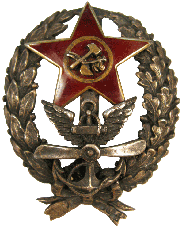 Нагрудный знак за окончание Воздухоплавательной школы